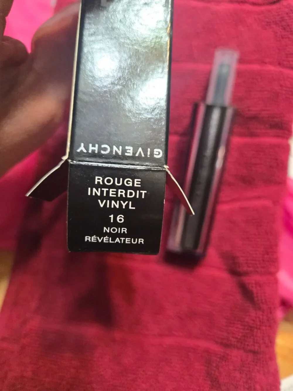 Givenchy Rouge Interdit Vinyl lipstick